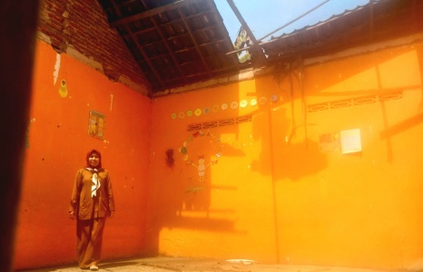 Atap TK Dharma Wanita Desa Wonoplintahan Ambruk, Proses Belajar Mengajar Pindah ke Rumah Anggota DPRD Sidoarjo