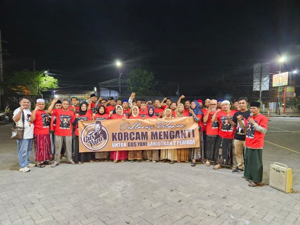 Banyak Perbaiki Jalan Rusak, Gus Yani Dapat Dukungan Relawan di Kecamatan Menganti