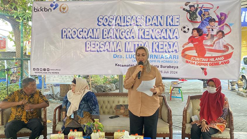 Komisi IX DPR RI dan BKKBN Edukasi Pencegahan Stunting Pada Warga Tandes