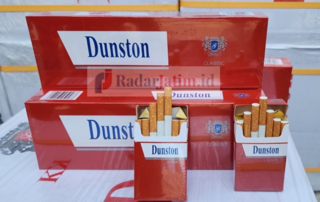 Bea Cukai Tanjung Perak Surabaya Sita 16 Kontainer Rokok Impor Ilegal Merk&nbsp;Dunston