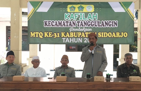 Camat Tanggulangin Motivasi Kafilahnya Agar Sukses di MTQ ke-31 Kabupaten&nbsp;Sidoarjo