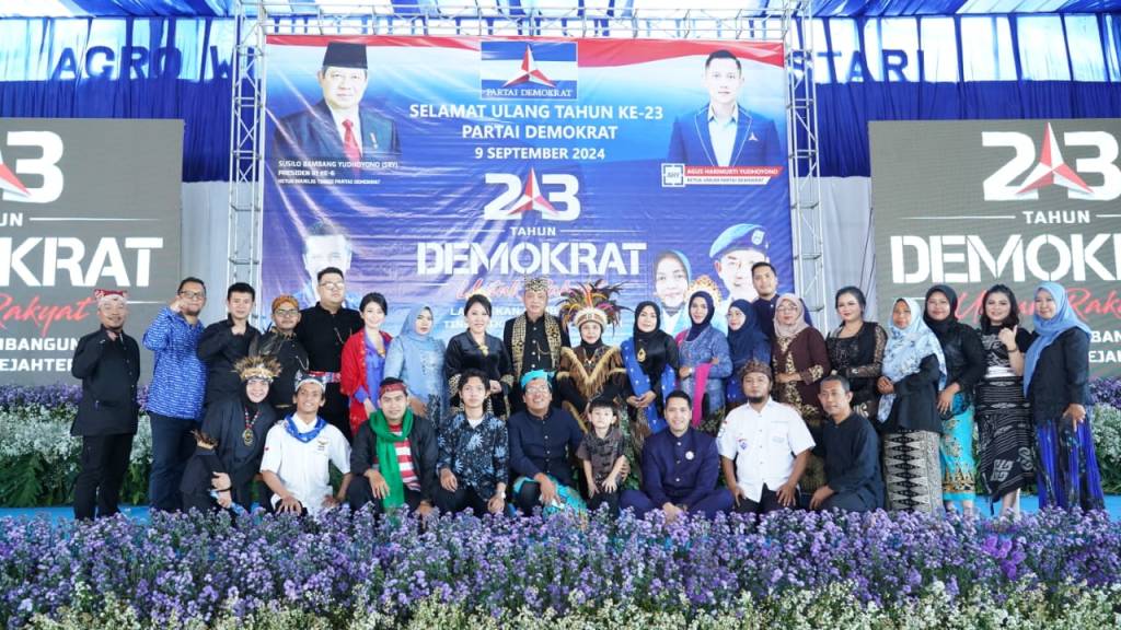 Gelar HUT Demokrat ke-23, Michael Optimis Ipuk-Mujiono Menang Pilkada