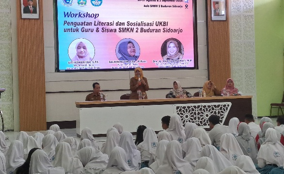 SMK Negeri 2 Buduran Kolaborasi Dengan BBJT Kuatkan Literasi dan UKBI